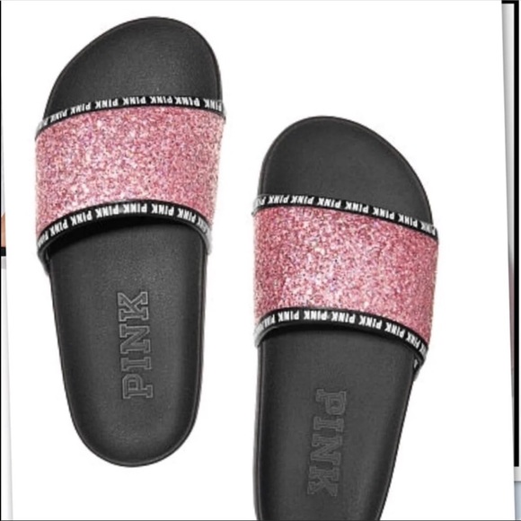 VS PINK SHERPA HOODIE FLEECE LINED LEGGINGS SLIDES - Picture 5 of 6